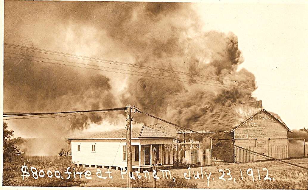 Putname Fire, 1912, Callahan County, Texas
